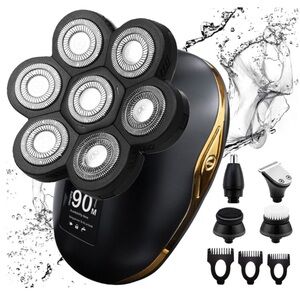 5-in-1 Electric Shavers for Bald Men Head - Waterproof, Faster-charging NEW
